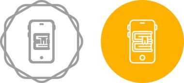 çizgi bilgisayar donanım simgesi beyaz arkaplanda izole edildi. Donanım donanımı. İnternet ağı sembolü. Renkli taslak konsepti. vektör.