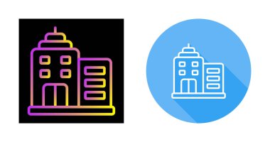 Bina simgeler ayarla, illüstrasyon vektör