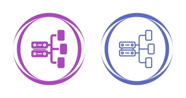 İki dairesel ağ diyagramı kenarı