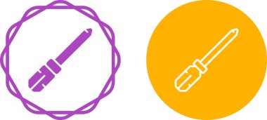 Beyaz arkaplanda izole edilmiş kalem simgeleri. Çember simgeleri. Vektör. resimleme 