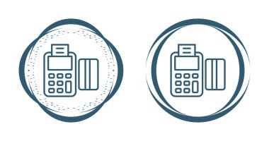 Satış Sistemi ikon vektör çizim tasarımı noktası