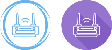 Wifi router sembolü, kablosuz bağlantı simgesi beyaz arkaplanda izole edildi. 