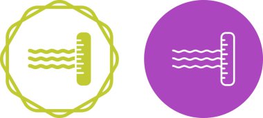 Isı vuruşu ölçümlerinin vektör çizimi 