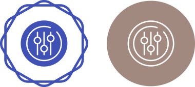 ses eşitleyici simgesi işaret vektörü illüstrasyonu 