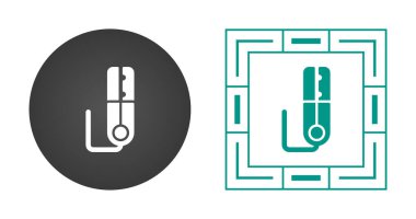 Yer Kenetleme simgeleri ayarlandı, vektör illüstrasyonu  