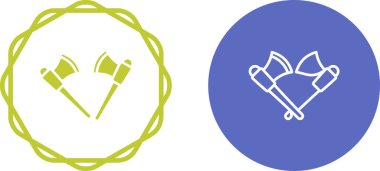 Beyaz arkaplanda izole edilmiş eksen simgeleri kümesi, vektör illüstrasyonu  