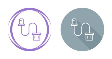 Cable Ferrule simgelerinin vektör illüstrasyonu