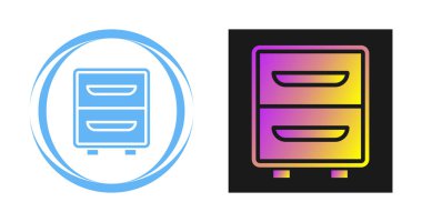 file cabinet icon sign vector illustration 