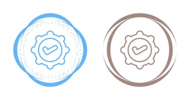 onaylanmış simgeler, vektör çizimleri