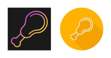 Tavuk budu simgeleri dizilmiş semboller. vektör illüstrasyonu