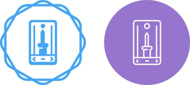 akıllı telefon simgeleri ayarlandı, vektör illüstrasyonu basit tasarım