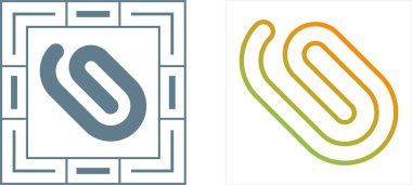 kağıt ataçları Vektör izole tasarım elementleri