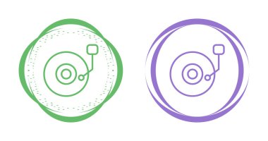 dj simge vektör illüstrasyon tasarımı