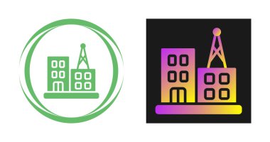 Web sayfaları için bir dizi simgenin vektör illüstrasyonu