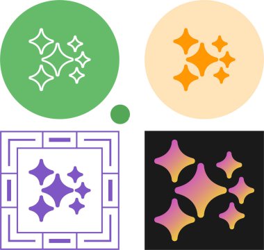 Web sayfaları için bir dizi simgenin vektör illüstrasyonu