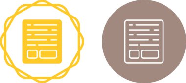 Web sayfaları için bir dizi simgenin vektör illüstrasyonu