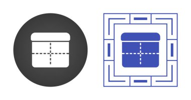 Beyaz arkaplanda izole edilmiş basit web sayfası simgeleri 