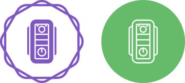 Beyaz arkaplanda izole edilmiş basit web sayfası simgeleri 