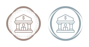 vektör Banka Binası simgesi