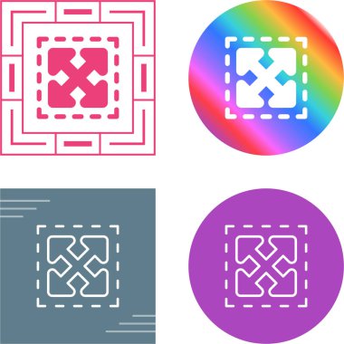 düğme boyutu vektör illüstrasyon tasarımı