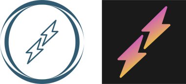 çizgi aydınlatma simgeleri beyaz arkaplanda izole edildi.