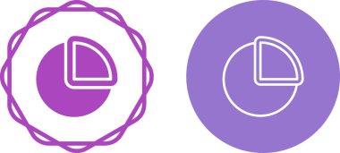 Pasta çizelgesi simgesi vektörü, katı logo illüstrasyonu, beyaz üzerine izole edilmiş piktogram