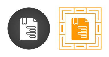  Belge simgeleri kümesi, vektör illüstrasyonu