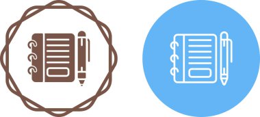 dizüstü bilgisayar ve kalem simgeleri ayarlandı, vektör illüstrasyonu