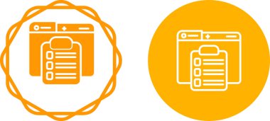 Panoları olan bilgisayar dizinleri ve beyaz arkaplan üzerindeki simgeleri test ediyor 