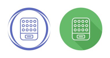 El ısıtıcıları web simgesi vektör illüstrasyonu