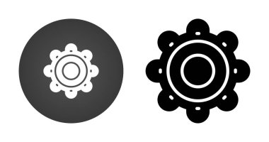 Ayarlar web simgeleri seti, basit vektör illüstrasyonu