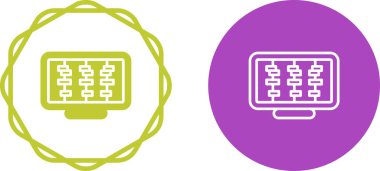 Masaüstü Bilgisayar Simgesi, Beyaz Arkaplanda Yalıtılmış Pc 'nin Vektör Sembolü 