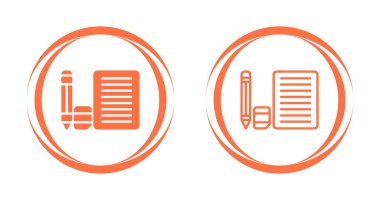 Çeşitli modern belge simgelerinin vektör betimlemesi.