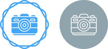 Kamera simgeler vektör çizim ayarla