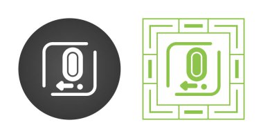 Soyut oval şekillere sahip modern simgeler