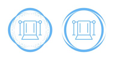 Beyaz arkaplan üzerinde makas ve kırpma tahtaları simgeleri seti, vektör illüstrasyonu  