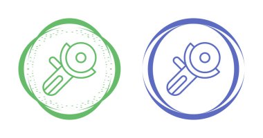 Pizza Kesici simgelerinin vektör illüstrasyonu