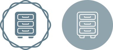 Kabine simgeleri vektör illüstrasyon tasarımı ayarladı