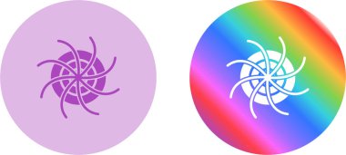 fan web simgesi vektör illüstrasyonu