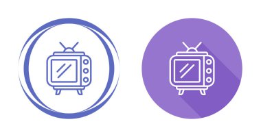  TV simgeleri vektör illüstrasyonunu ayarla 