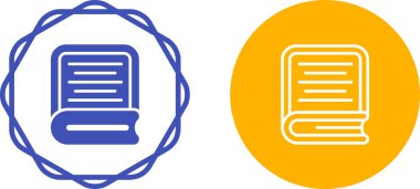 Beyaz arka plan üzerinde izole kitap simgeler kümesi