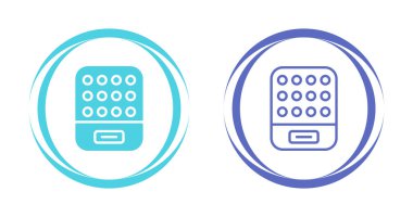 El ısıtıcıları web simgesi vektör illüstrasyonu