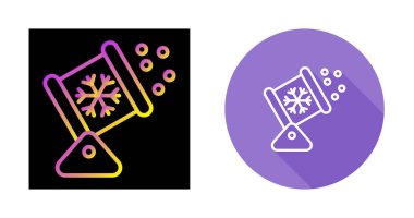 kar makineleri simgeleri, basit vektör tasarımı 