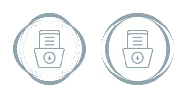 Simge vektör illüstrasyonu yükle. veri işareti ve sembolü yükle