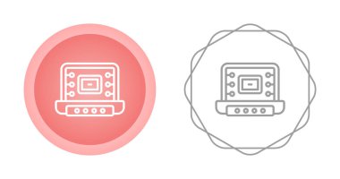  dizüstü bilgisayar ağ simgeleri vektör illüstrasyonunu ayarla