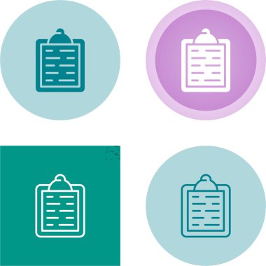 Modern belge simgelerinin çizimi.