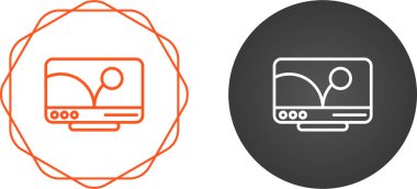 beyaz arkaplan üzerindeki bilgisayar simgeleri, vektör illüzyonu 