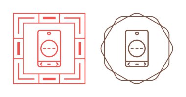 akıllı telefon simgeleri ayarlandı, vektör illüstrasyonu basit tasarım