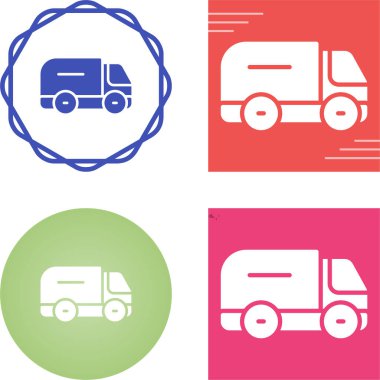 Düz taşıma simgesinin vektör kümesi