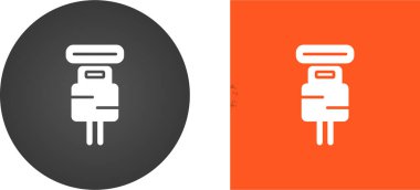 C tipi bağlantı simgelerini beyaz arkaplanda izole et